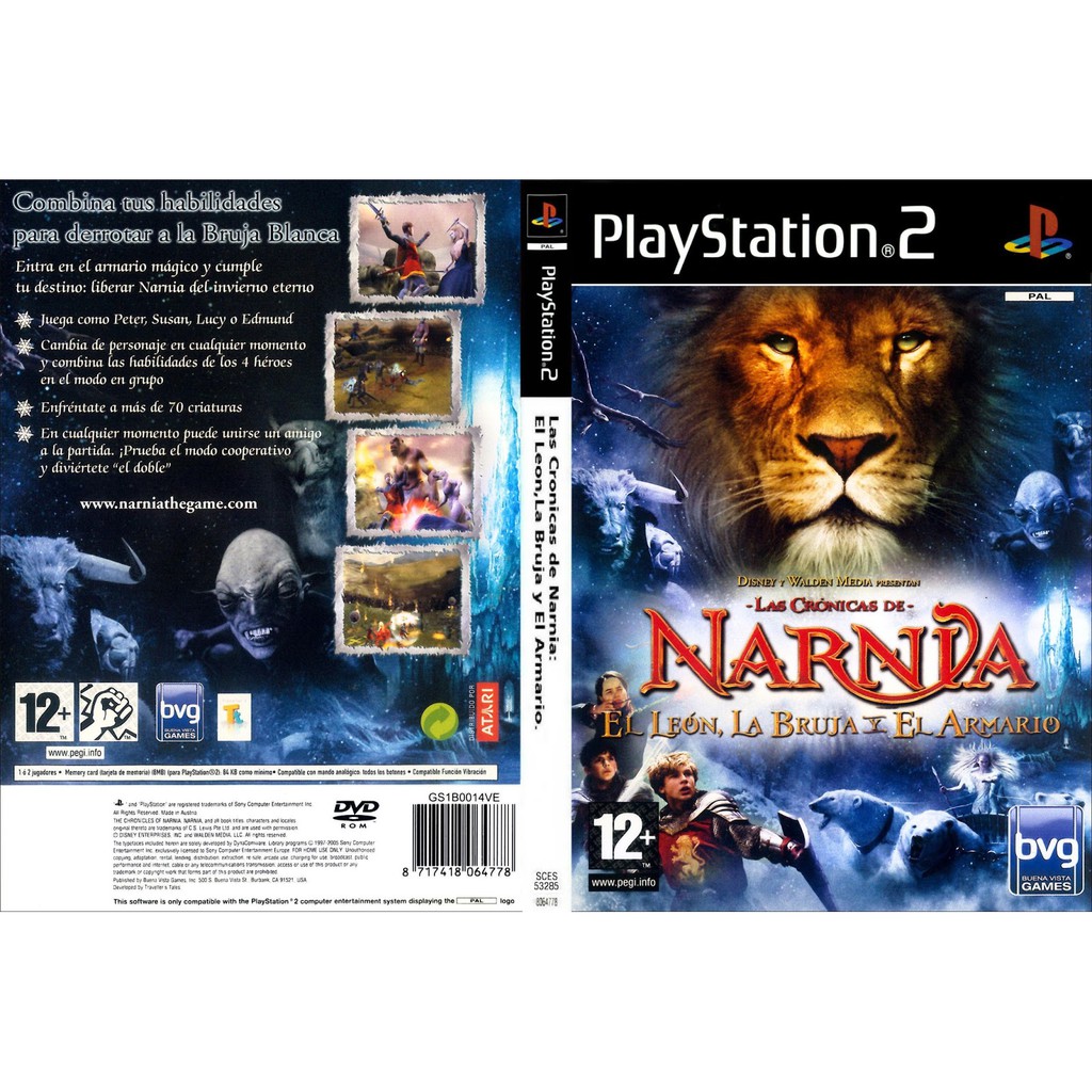 Kaset PS2 Game Narnia - The Lion, the Witch and the Wardrobe