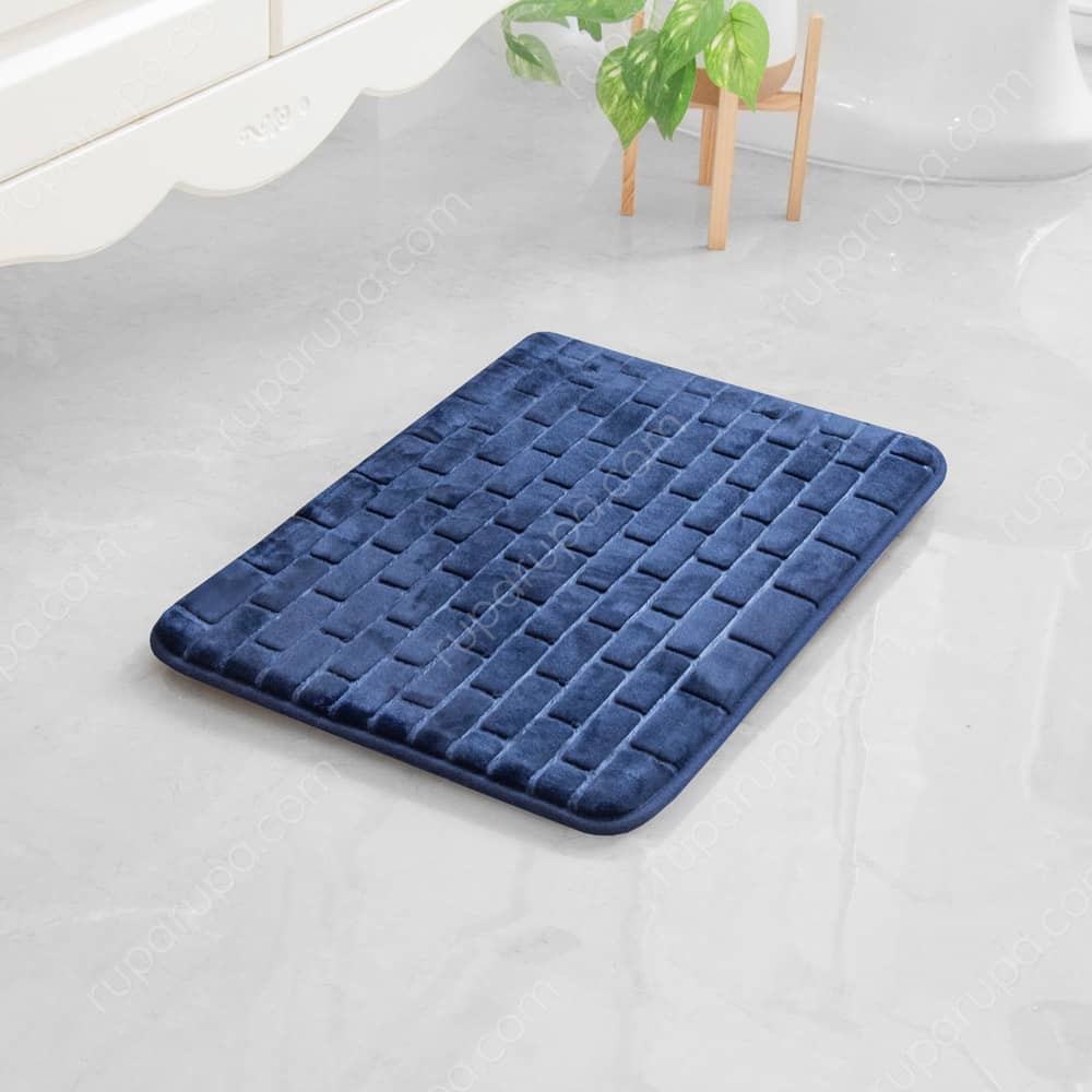 ACE HARDWARE Keset kamar mandi bathmat bata empuk Set 2pcs 40 x 60 cm / Arthome Set 2 Pcs Keset Kamar Mandi Foam Brick / KESET ANTI SELIP / KESET ANTI SLIP / KESET KAKI MENYERAP AIR / ALAS KAMAR MANDI