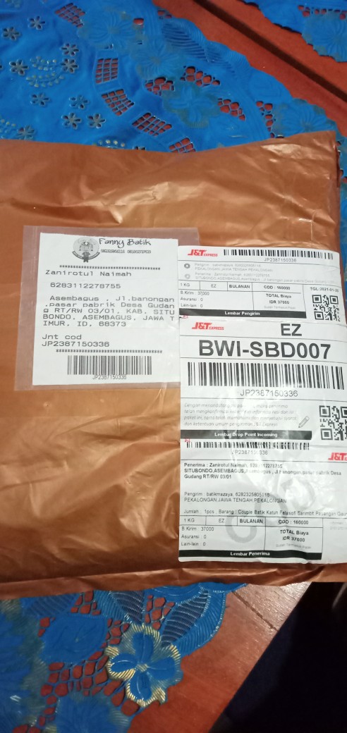 Couple Batik Katun Felasofi Sarimbit Pasangan Gaun Kondangan Muslimah