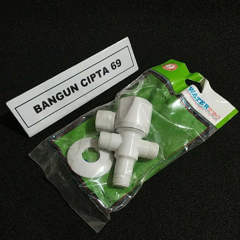 watertec stop kran cabang tee plastik/kran tee cabang