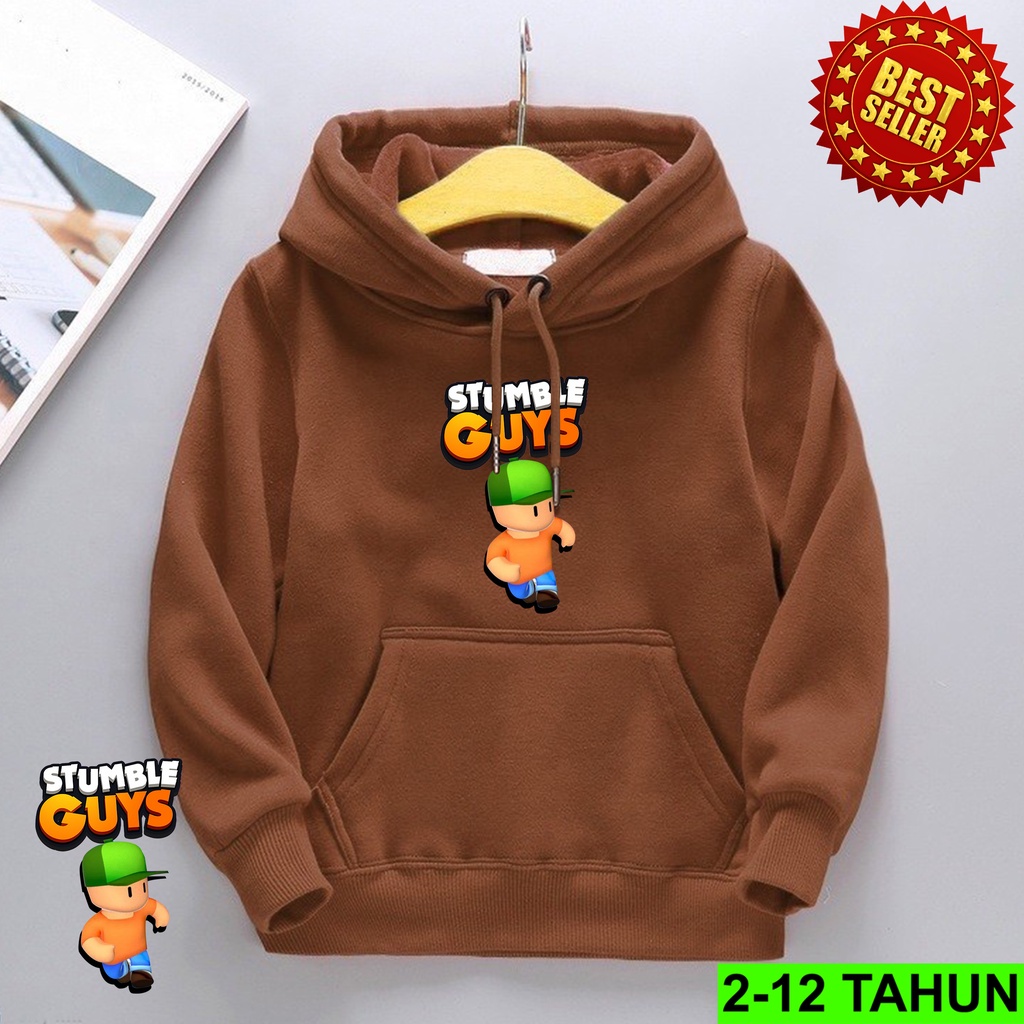 Hoodie Anak Laki Laki Perempuan / Hodie Game stumble guys Anak Usia 2 3 4 5 6 7 8 9 10 11 12 Tahun / Jaket STUMBLE GUYS Anak Cewek Cowok / Switer Anak Terbaru / Sweeter Anak