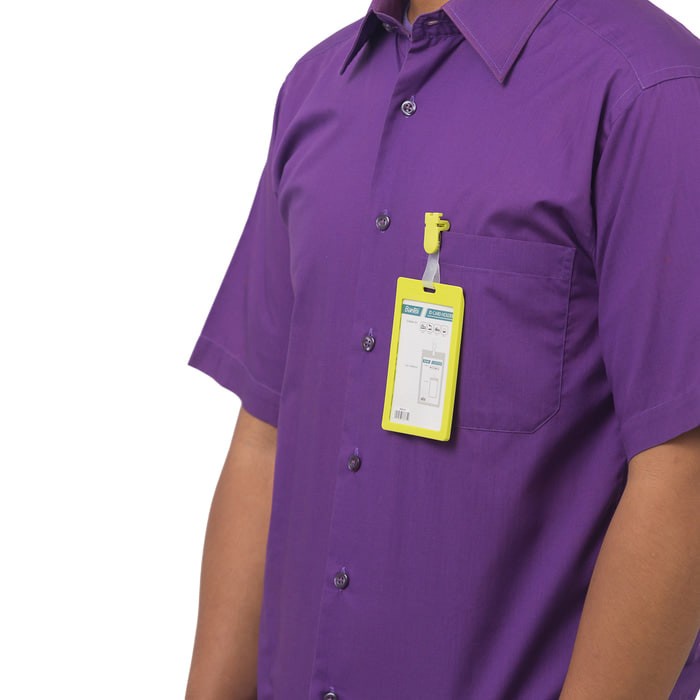 

Sale Bantex Id Card Holder With Clip 54X90Mm Portarit Pink #8866 19 Murah