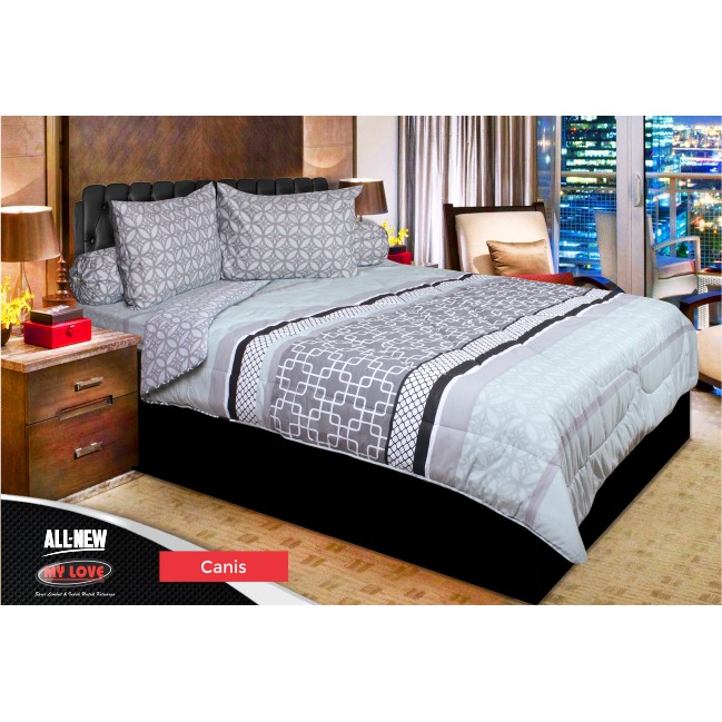 Bedcover Set Bed Cover Mylove My Love 180 X 200 T30 King No 1 Canis Shopee Indonesia