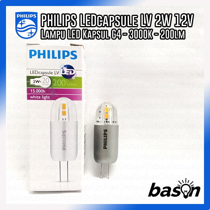 PHILIPS CorePro LEDcapsuleLV 2-20W 830 G4 12Volt