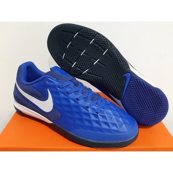 Sepatu Futsal Nike Tiempo Lunar Legend 8 Pro Hyper Royal Blue White