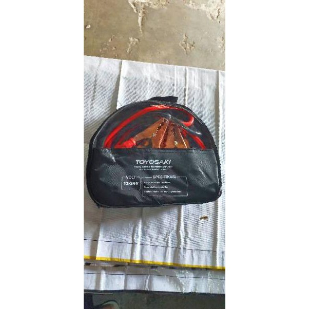 Baru' Kabel Jamper Aki Mobil / Truk Jumper Aki 400 Amper +- 2.5 mtr panjang Universal Mobil  Diesel/