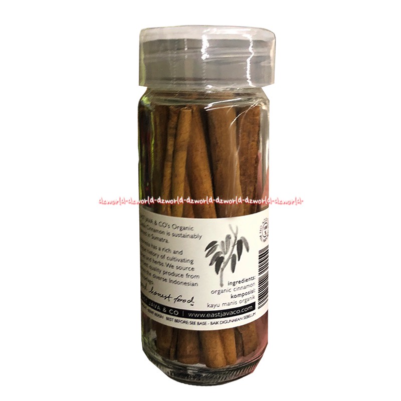 East Java Organic Cinnamon Sticks 35gr Bumbu Masak Kayu Manis Eastjava East Jawa Cinamon Cinnamons Stik