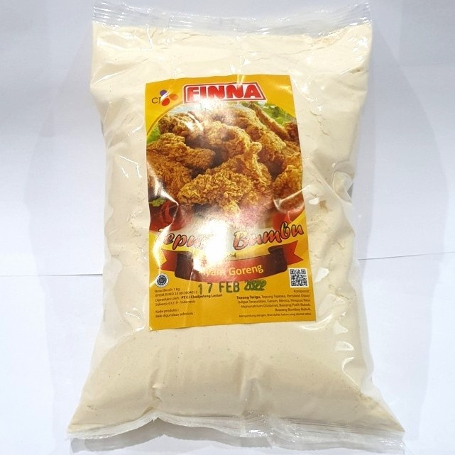 

MURAH PCS 1KG - FINNA TEPUNG BUMBU AYAM GORENG CRISPY 1000GR / FINA