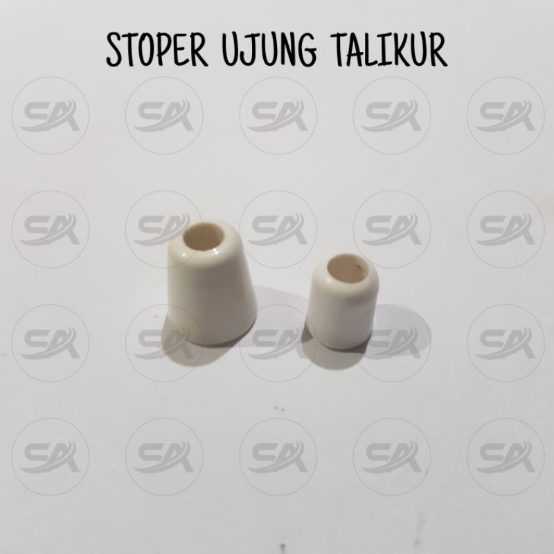 [PAK] AVITSON PUTIH / BANDUL UJUNG TALIKUR STOPER UJUNG TALI STOPPER DUST BAG
