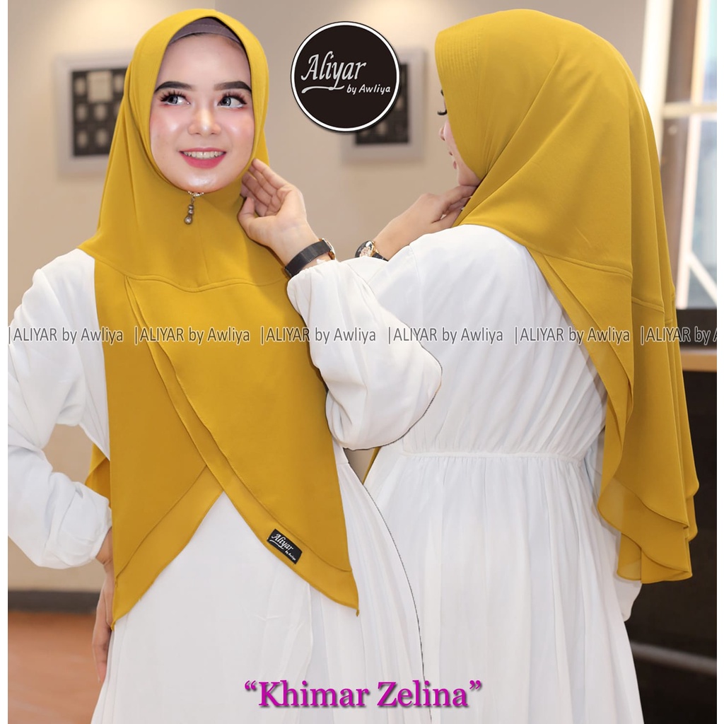 TERPOPULER Terbaru Khimar Zelina Original Aliyar By Awliya//New Product//Khimar Original Aliyar