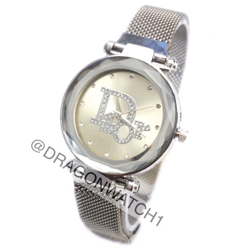 ［ready stok］Jam tangan magnet Rantai wanita rantai pasir s1001-Silver_1