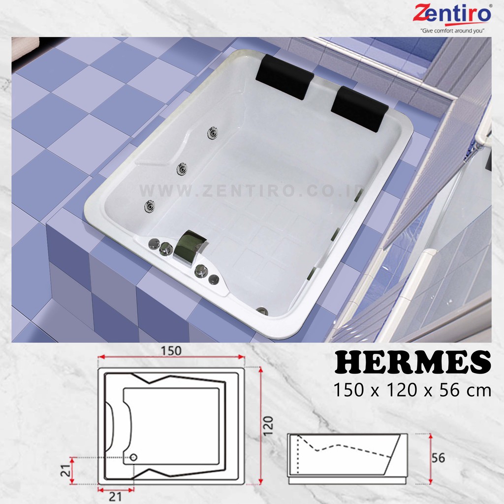 STANDING BATHTUB || BATHTUB MARBLE || BATHTUB STANDING ZENTIRO HERMES