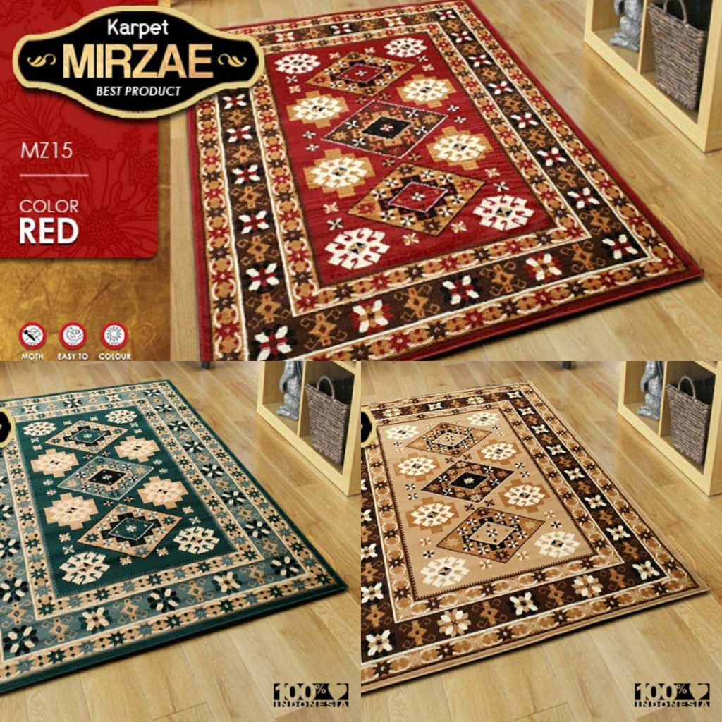 Karpet Berbulu Tebal MIRZAE Rug Ambal UK 100x150