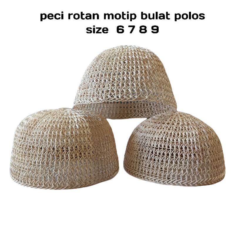 PECI ROTAN KHAS KALIMANTAN-MOTIP BULAT