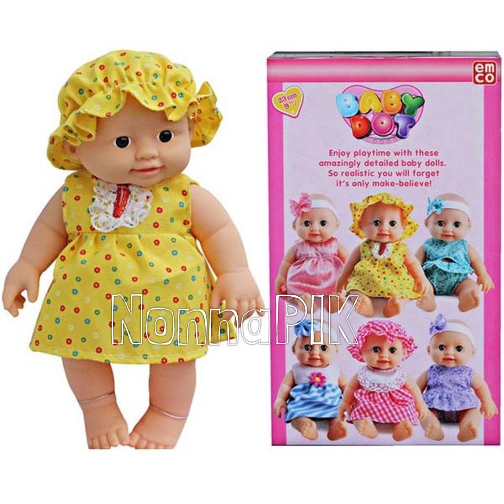 Emco Baby Dot Boneka Emco Mainan Anak-anak Boneka Lucu Imut