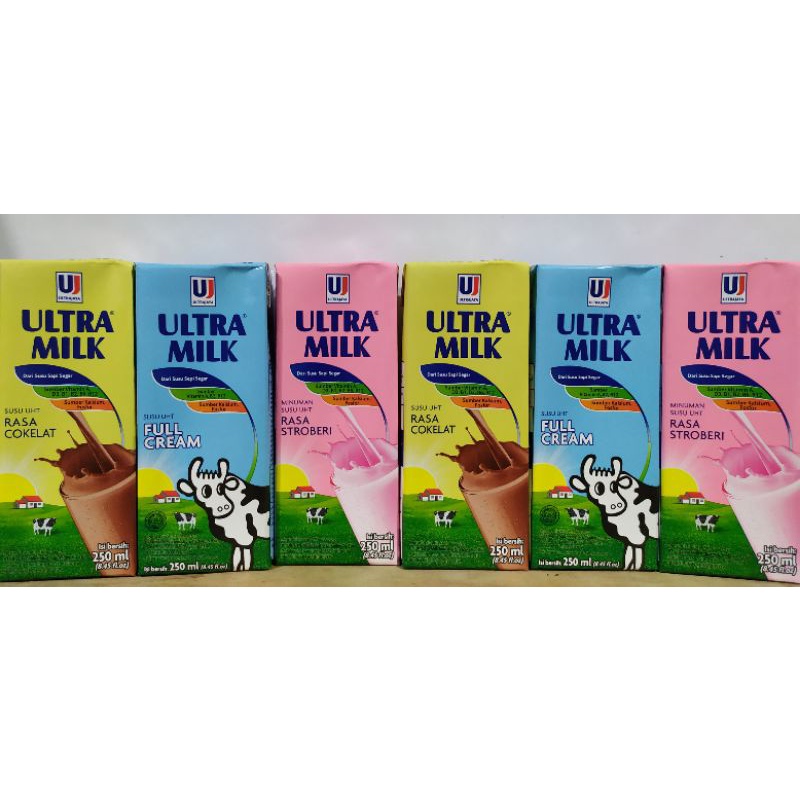 

Susu Ultra Milk 250 ml Cokelat Dus