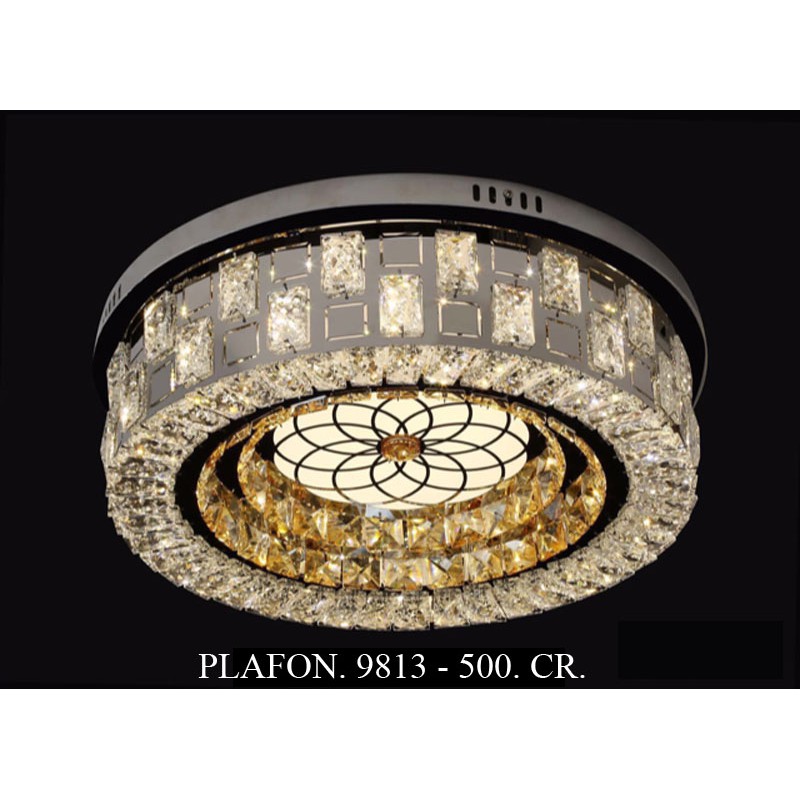 Lampu plafon led kristal / lampu hias / lampu kristal 9813-500