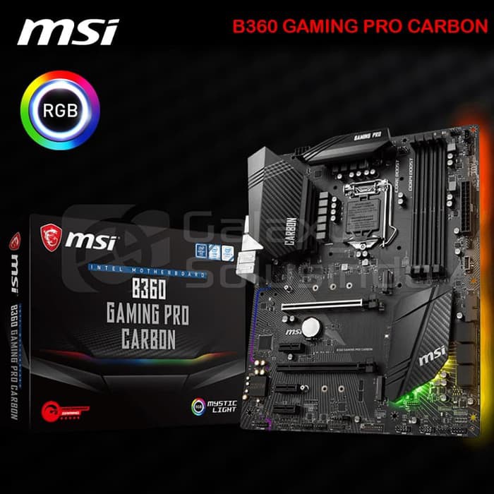 Mainboard MSI B360 GAMING PRO CARBON (LGA1151, B360, DDR4) CoffeeLake