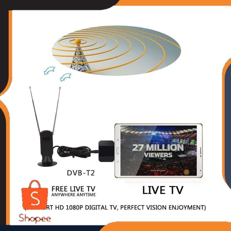 WW 153 Android TV Tuner DVB-T2 Digital Antena TV Receiver For Smartphone TVTUNNER