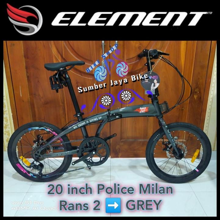 Sepeda Lipat 20 Inch Element Police Milan