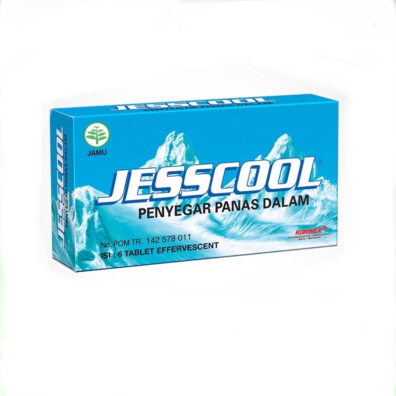 Jesscool 1 Box isi 6 / pereda panas dalam