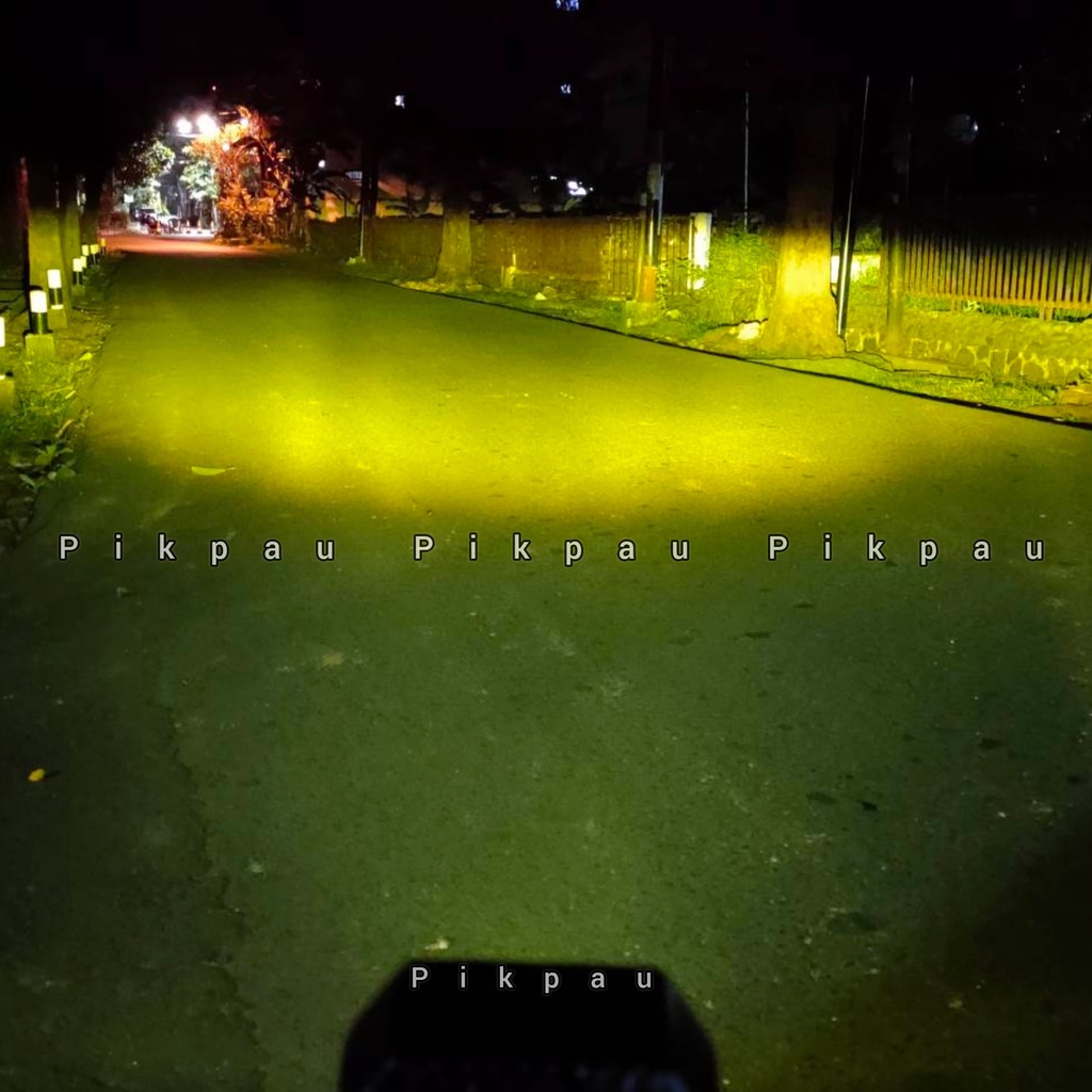 Lampu Tembak Sorot CWL LED 4D Kotak 2 Mata Lensa Sinar Kuning 20Watt Angel Warna Ice Blue