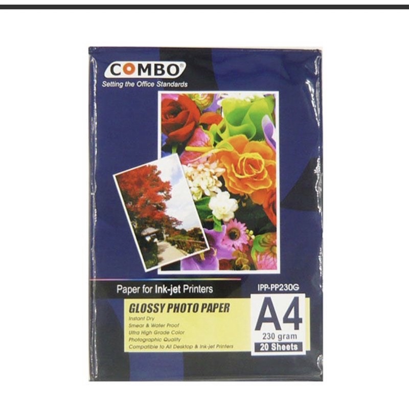 Kertas Foto - Glossy Photo Paper Combo A4