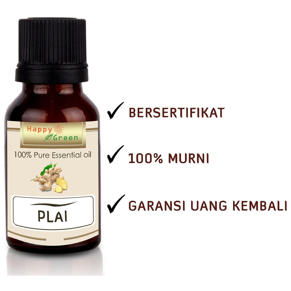 Plai Essential Oil (Minyak Jahe Thailand) - Happy Green 100% Pure