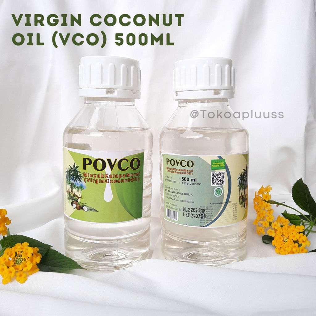 Virgin Coconut Oil (POVCO) Minyak kelapa murni Power Virgin Coconut Oil- Suplemen Makanan dan Detoks