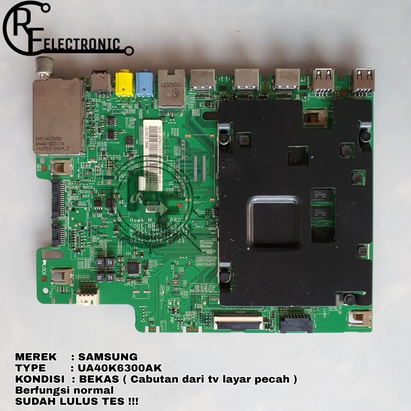 MB MOBO MAINBOARD MESIN TV LED SAMSUNG UA40K6300AK UA 40K6300 AK