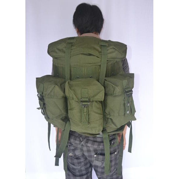 TAS RANSEL JUMBO UKURAN BESAR / TAS GUNUNG CARRIER / TAS PUNGGUNG TNI JATAH