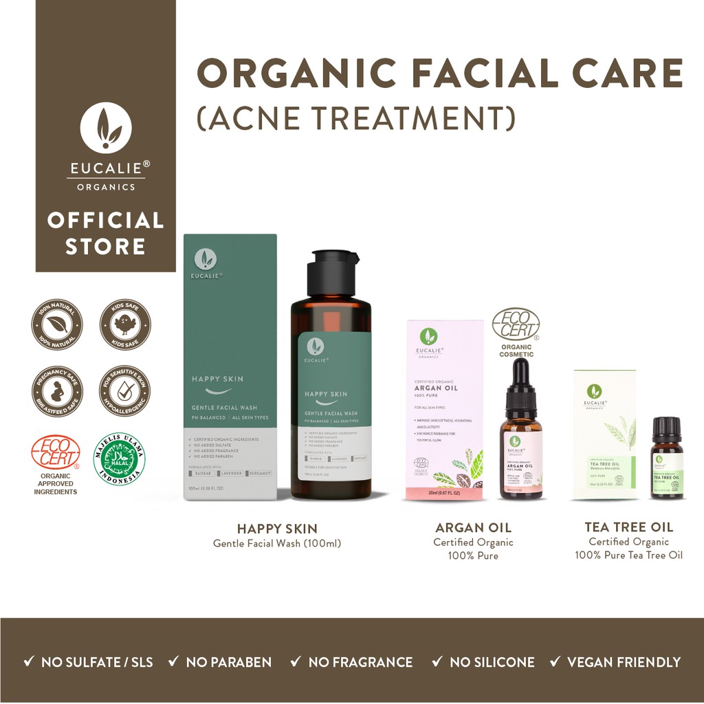 Eucalie Paket Organic Acne Treatment