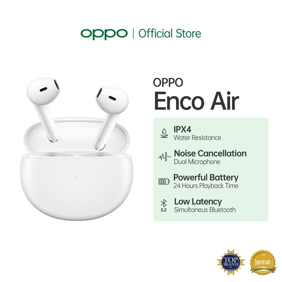 OPPO ENCO AIR W32 TRUE WIRELESS GARANSI RESMI OPPO TERMURAH