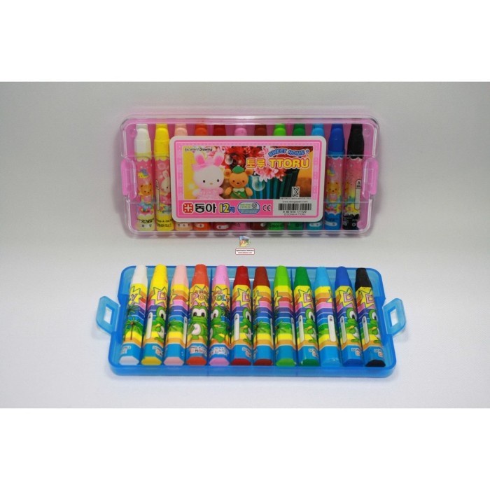 

Crayon Set Pastel Oil DongA Drawing Krayon Mewarnai 12pcs Mengambar