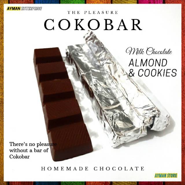 

COKLAT BATANGAN ALMOND & COOKIES MILK CHOCOLATE