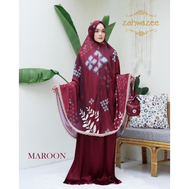 MUKENA SILK / Mukena MEWAH / MUKENA CANTIK by zahwazee