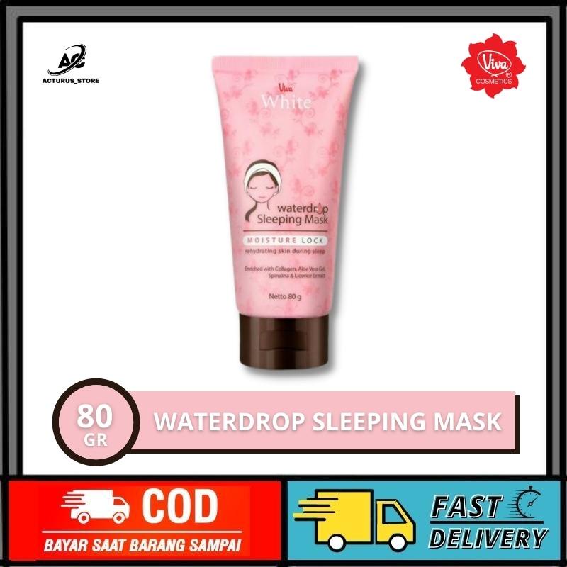 Jual Viva Waterdrop Sleeping Mask Viva White Water Drop Night Mask
