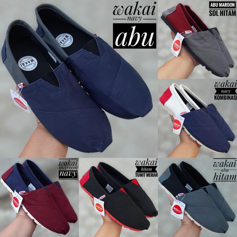 Sepatu slip on WAKAI tag vietnam [ PART 1 ]