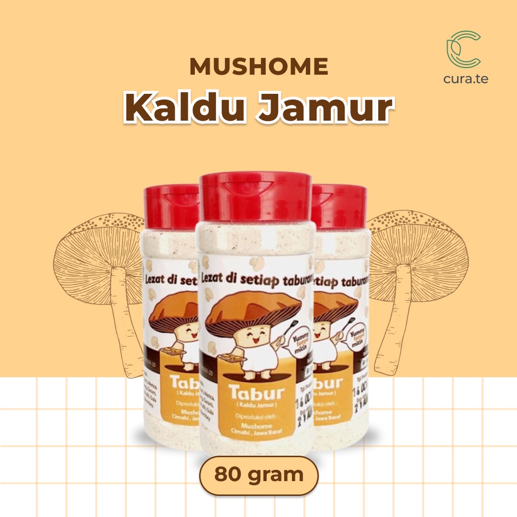 MUSHOME KALDU JAMUR 80GR | PENYEDAP RASA NO MSG NON BAWANG