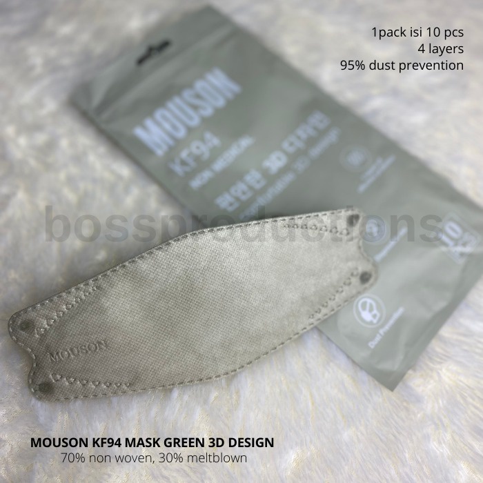 Masker Branded Unisex - MOUSON SALE KF94 MASK 3D DESIGN