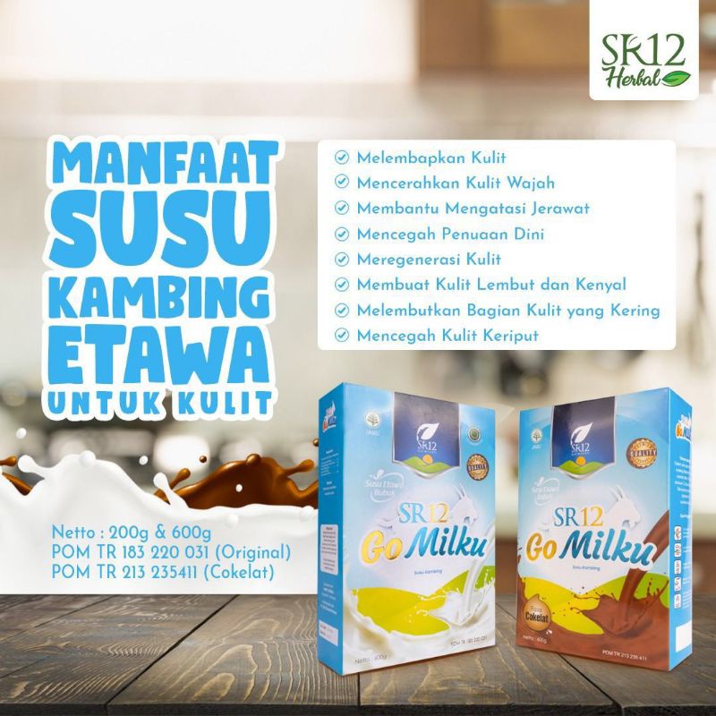 

Gomilku /susu kambing Etawa sr12 Terlarisss
