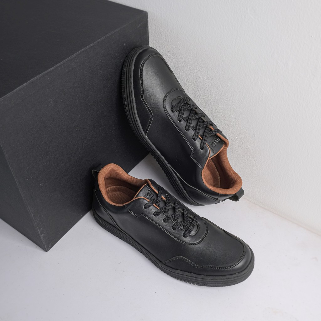 CLARO BLACK |FORIND x Volve| Sepatu Sneaker Kets Casual Kasual Pria/Cowok/Men Sneakers Ori Footwear