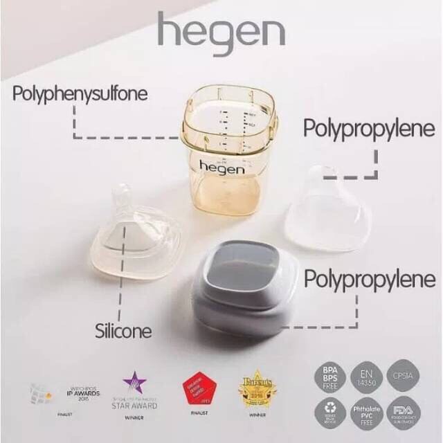 Hegen Feeding Bottle PPSU 150ml 1 &amp; 2-pack