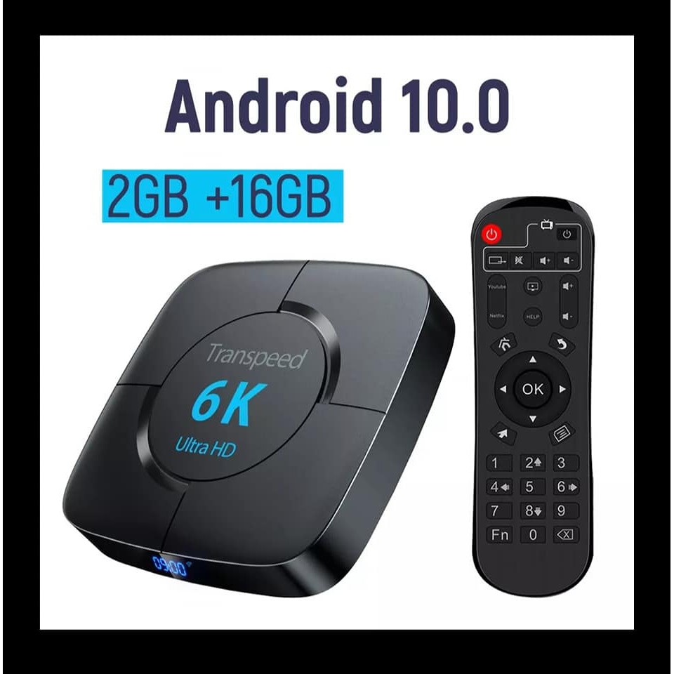 Set TV Box ( STB ) Android 10.0 Bluetooth 6K 3D Wifi 2.4G & 5,8G 2GB