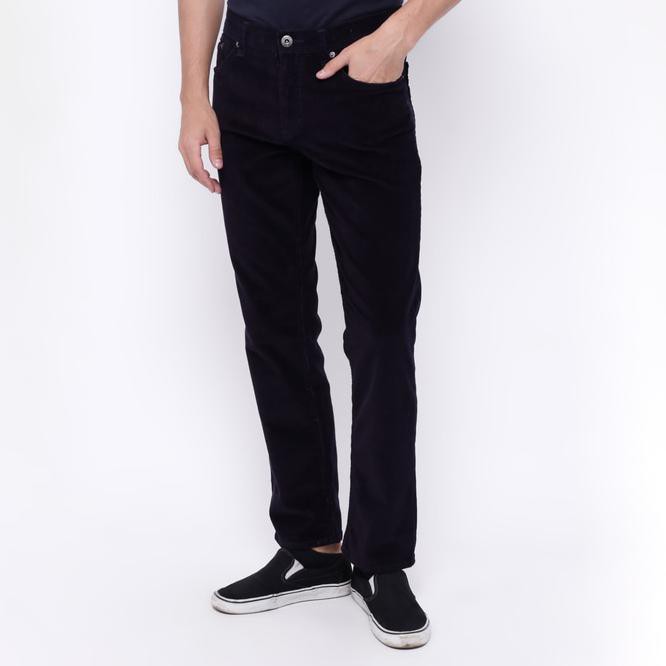 Edwin Celana Jeans 305-Cdr-Navy Reguler Fit Pria Panjang Biru Tua - Navy, 28