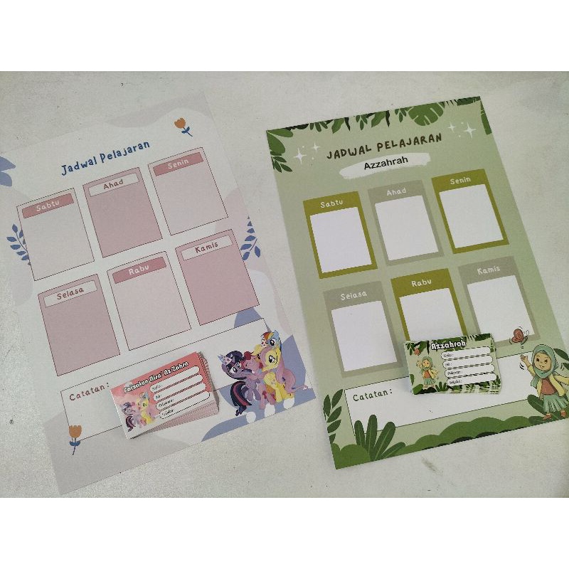 

Stiker Label Buku, GRATIS Lembar Jadwal Pelajaran