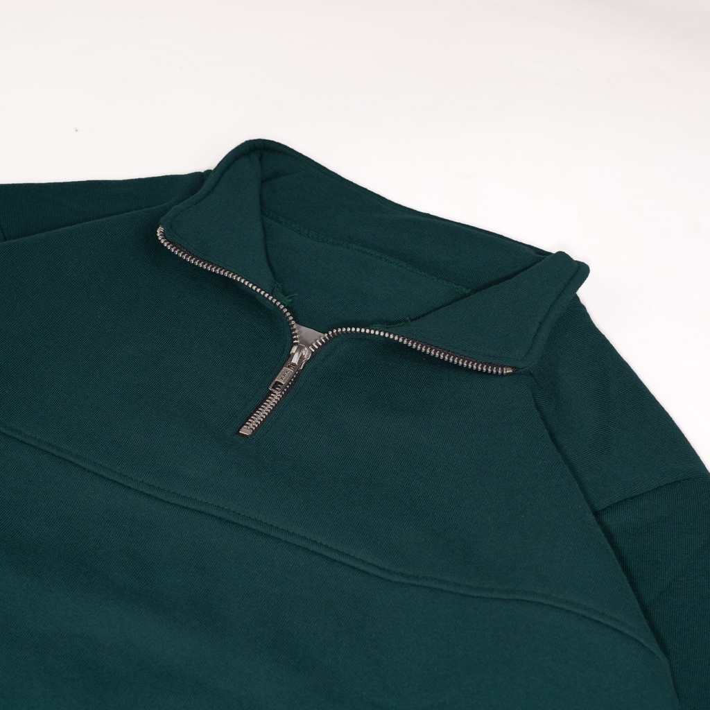 Halfzip Sweatshirt Forest Green