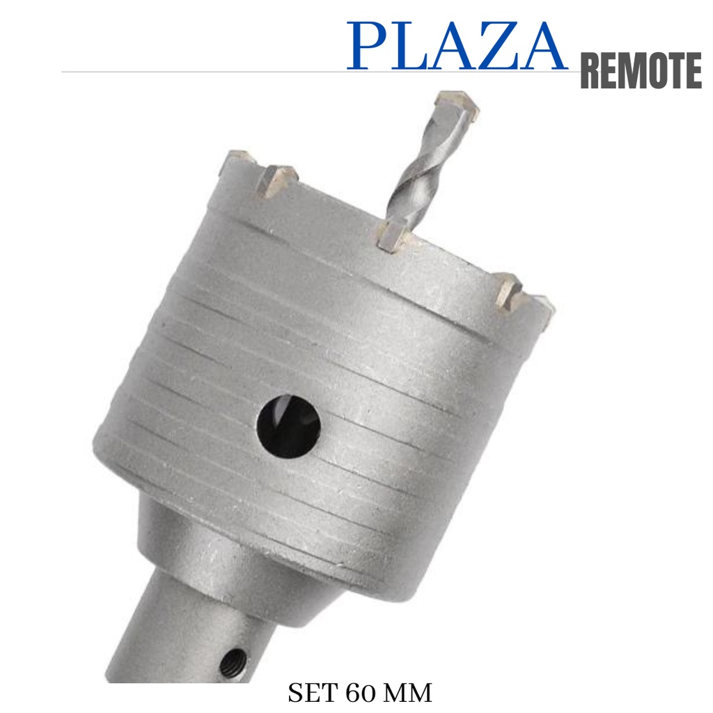 Mata Bor Lubang Tembok Hole Saw Hollow Core 60 MM SDS MAX SQUARE KOTAK