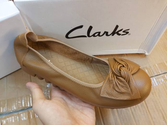 Sepatu Clarks radial ulir best seller / sepatu wanita clarks kulit asli /Clarks radial