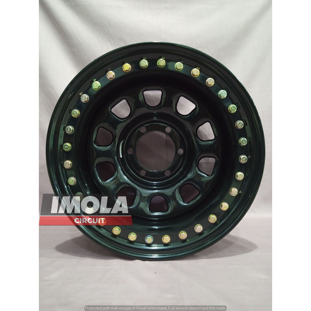 Jual pelek mobil Offroad terbaru R16 HSR Beadlock Ring 16 baut 6x139,7
